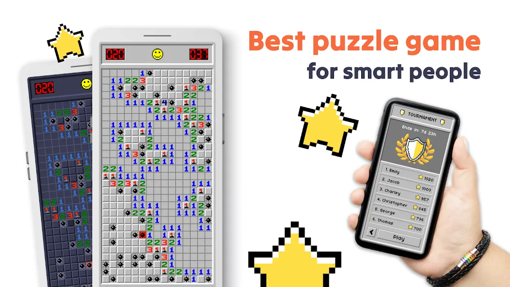 Скачать взломанную Minesweeper  [МОД Бесконечные деньги] — полная версия apk на Андроид screen 1