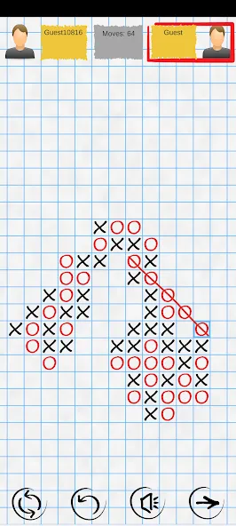 Скачать взломанную Tic Tac Toe Online: Mega XO  [МОД Unlocked] — последняя версия apk на Андроид screen 2