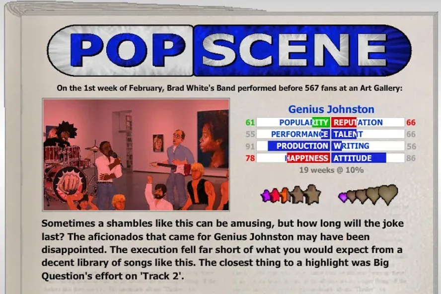 Скачать взлом Popscene (Попсцена)  [МОД Много монет] — последняя версия apk на Андроид screen 4