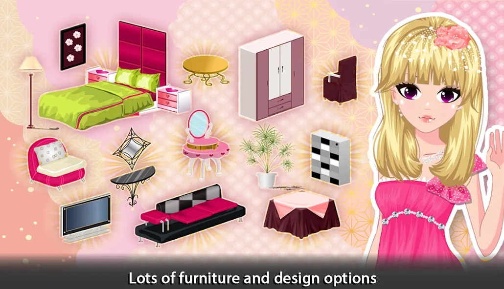 Скачать взлом Girl Doll House — Room Design  [МОД Бесконечные деньги] — стабильная версия apk на Андроид screen 3