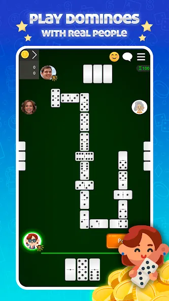 Скачать взлом Dominoes Online — Classic Game (Домино Онлайн)  [МОД Menu] — полная версия apk на Андроид screen 1