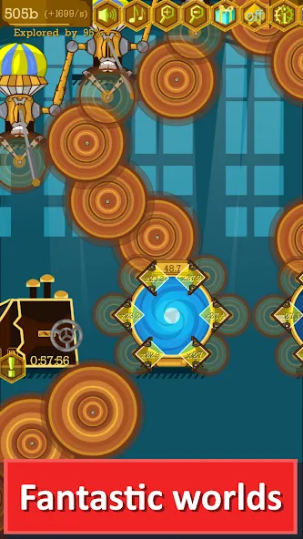 Скачать взлом Steampunk Idle Gear Spinner (Стеампанк Идл Спиннер Фабрика)  [МОД Mega Pack] — полная версия apk на Андроид screen 5