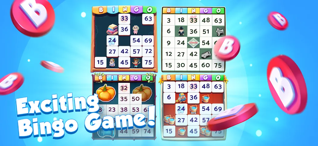 Взломанная Bingo Bash: Live Bingo Games (Бинго Баш)  [МОД Mega Pack] — последняя версия apk на Андроид screen 1