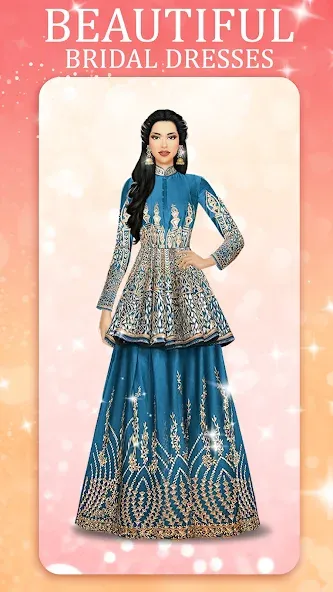 Взломанная Indian Fashion Dressup Stylist  [МОД Mega Pack] — последняя версия apk на Андроид screen 1