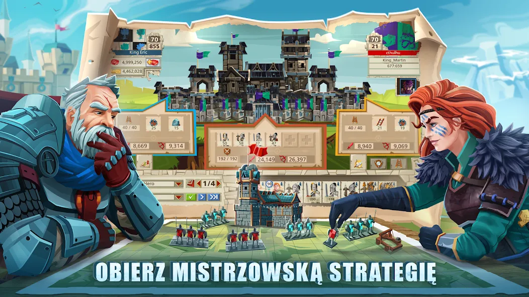 Взломанная Empire: Four Kingdoms (PL) (Импайр)  [МОД Все открыто] — стабильная версия apk на Андроид screen 2