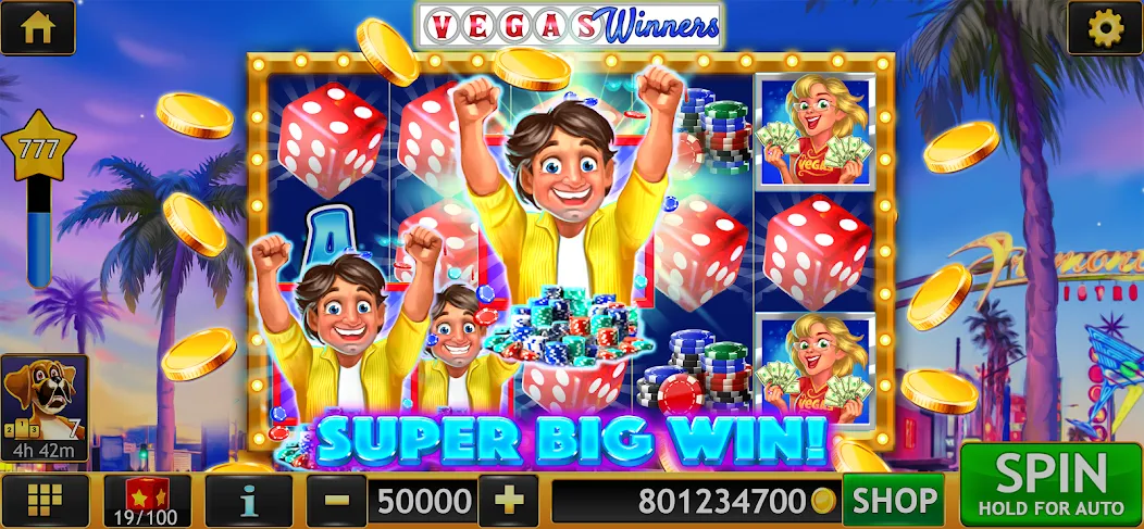 Скачать взлом Slots of Luck: Vegas Casino (Слоты удачи)  [МОД Меню] — стабильная версия apk на Андроид screen 2