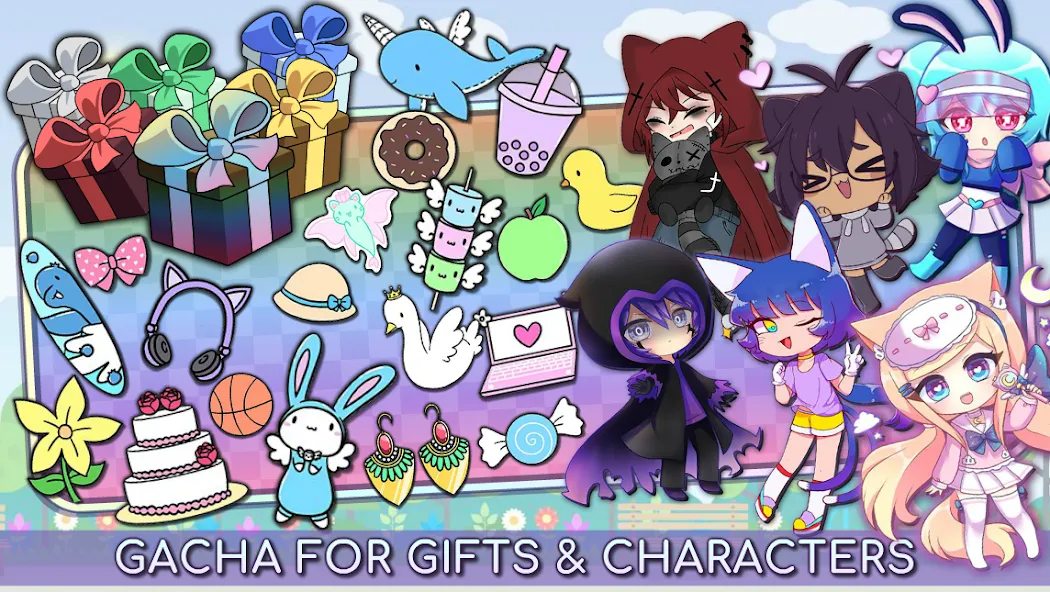 Скачать взломанную Gacha Life (Гача Лайф)  [МОД Unlocked] — стабильная версия apk на Андроид screen 2