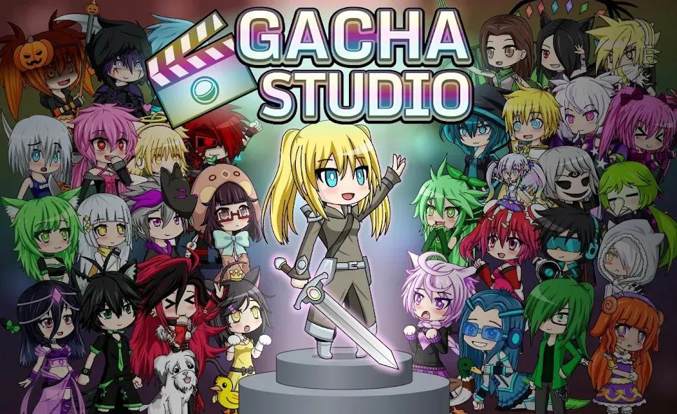 Взломанная Gacha Studio (Anime Dress Up) (Гача Студио)  [МОД Mega Pack] — полная версия apk на Андроид screen 1