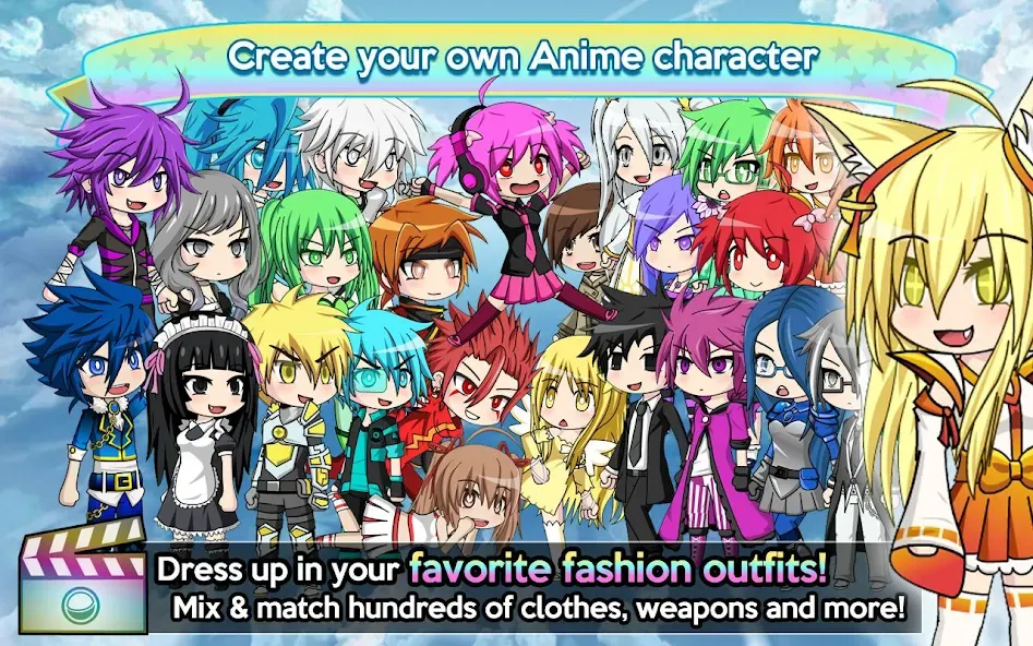 Взломанная Gacha Studio (Anime Dress Up) (Гача Студио)  [МОД Mega Pack] — полная версия apk на Андроид screen 2