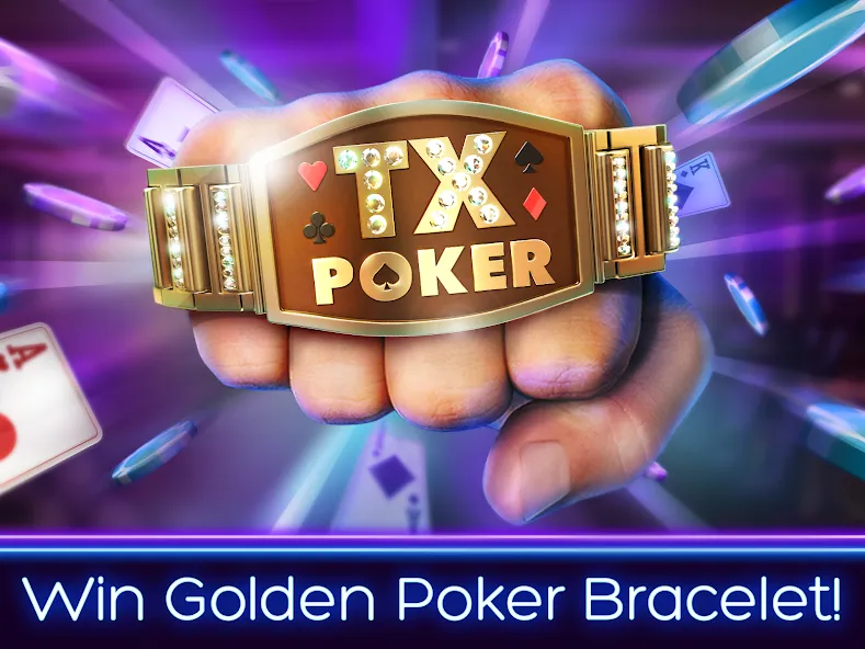 Скачать взлом TX Poker — Texas Holdem Poker  [МОД Menu] — последняя версия apk на Андроид screen 1