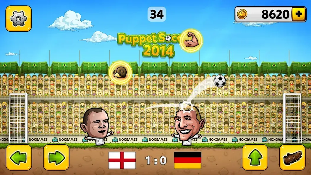 Взлом Puppet Soccer — Football  [МОД Меню] — стабильная версия apk на Андроид screen 2