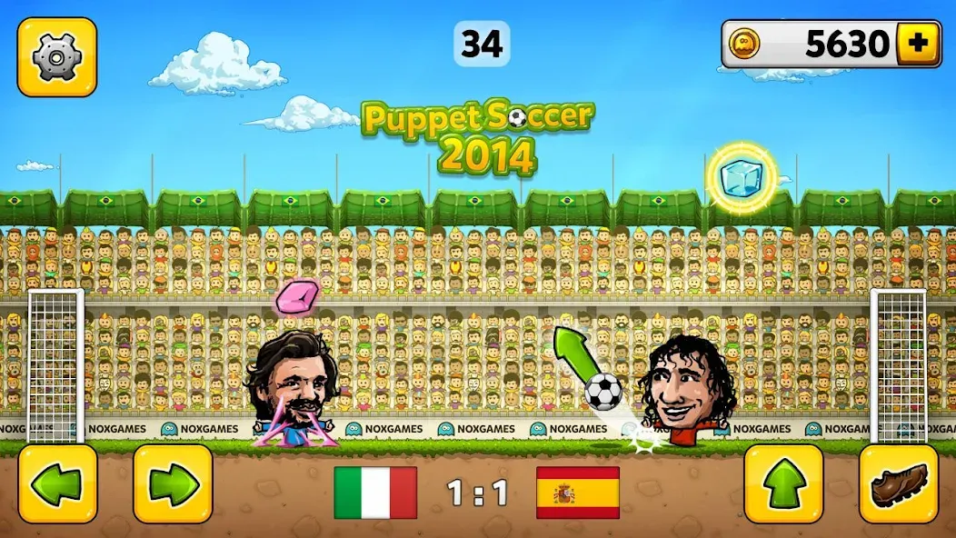 Взлом Puppet Soccer — Football  [МОД Меню] — стабильная версия apk на Андроид screen 3