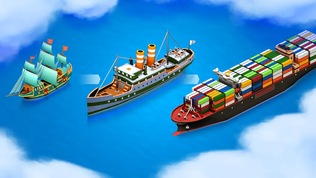 Взлом Sea Port: Cargo Boat Tycoon (Си Порт)  [МОД Unlimited Money] — последняя версия apk на Андроид screen 2