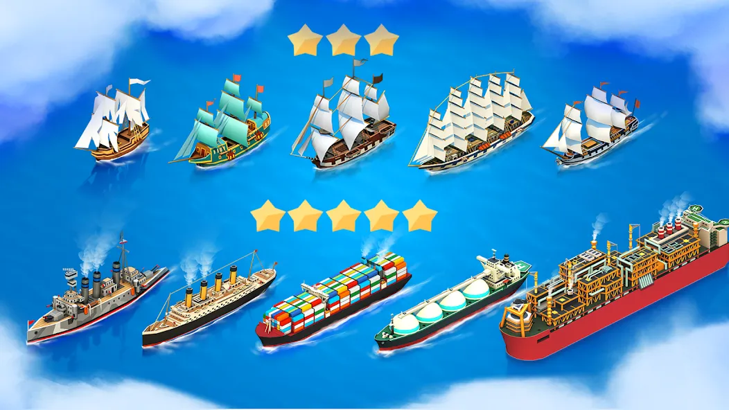 Взлом Sea Port: Cargo Boat Tycoon (Си Порт)  [МОД Unlimited Money] — последняя версия apk на Андроид screen 4