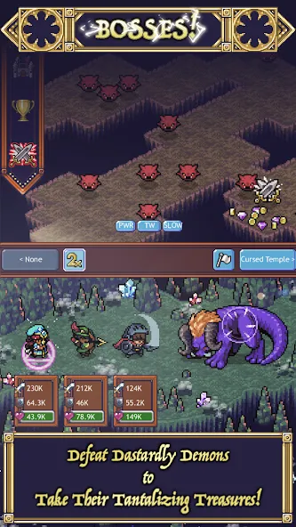 Взлом Cave Heroes:Idle Dungeon RPG (Кейв Хероес)  [МОД Много монет] — стабильная версия apk на Андроид screen 2