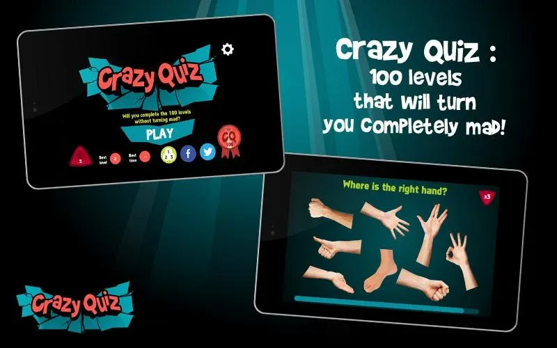 Скачать взлом Crazy Quiz (Крэйзи Квиз)  [МОД Бесконечные монеты] — полная версия apk на Андроид screen 5