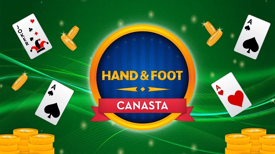 Взломанная Hand and Foot Canasta  [МОД Много монет] — последняя версия apk на Андроид screen 1