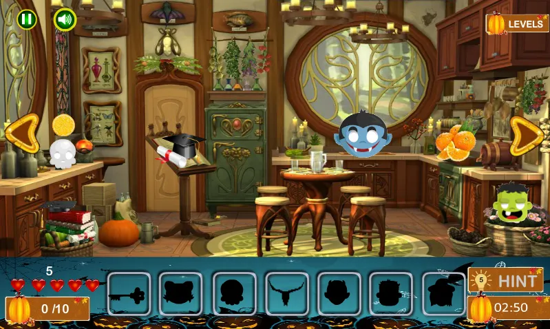 Скачать взлом Halloween Hidden Objects (Хэллоуин Скрытые Объекты)  [МОД Unlocked] — полная версия apk на Андроид screen 4