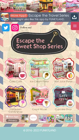 Скачать взломанную Escape the Sweet Shop Series (Эксперименты в кондитерской серии)  [МОД Mega Pack] — стабильная версия apk на Андроид screen 1