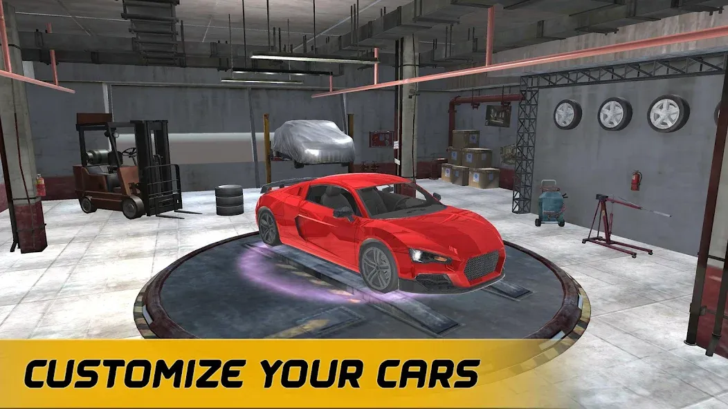 Взлом American Muscle Car Racing (Американская гоночная машина   )  [МОД Unlocked] — стабильная версия apk на Андроид screen 2