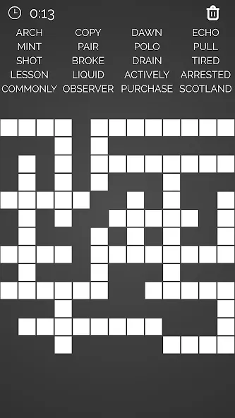 Скачать взломанную Crossword : Word Fill  [МОД Unlocked] — полная версия apk на Андроид screen 3