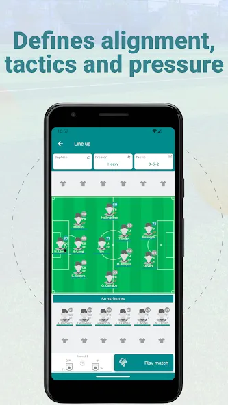 Скачать взломанную Superkickoff — Soccer manager (уперкикофф)  [МОД Бесконечные деньги] — стабильная версия apk на Андроид screen 5