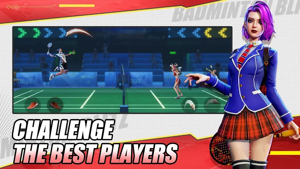 Скачать взломанную Badminton Blitz — PVP online (Бэдминтон Блиц)  [МОД Unlimited Money] — полная версия apk на Андроид screen 5