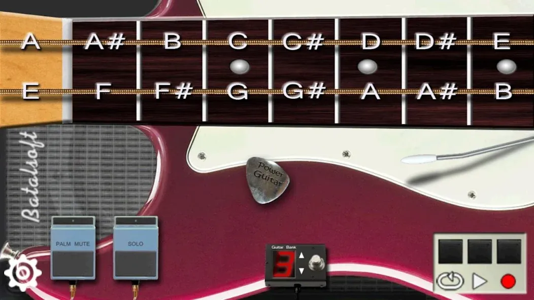 Взломанная Power guitar HD  [МОД Бесконечные монеты] — стабильная версия apk на Андроид screen 1