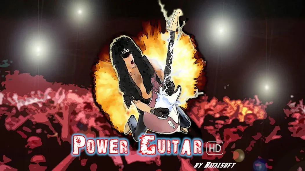 Взломанная Power guitar HD  [МОД Бесконечные монеты] — стабильная версия apk на Андроид screen 2