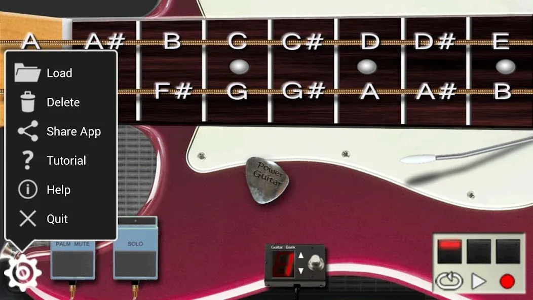 Взломанная Power guitar HD  [МОД Бесконечные монеты] — стабильная версия apk на Андроид screen 3