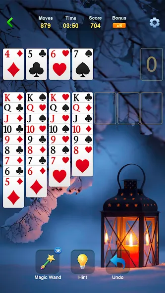 Скачать взломанную Solitaire — Classic Card Games  [МОД Menu] — полная версия apk на Андроид screen 3