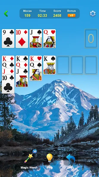 Скачать взломанную Solitaire — Classic Card Games  [МОД Menu] — полная версия apk на Андроид screen 5