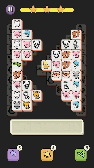 Взлом Match 3 Animal — Zen Puzzle (Матч 3 Животное)  [МОД Mega Pack] — полная версия apk на Андроид screen 1