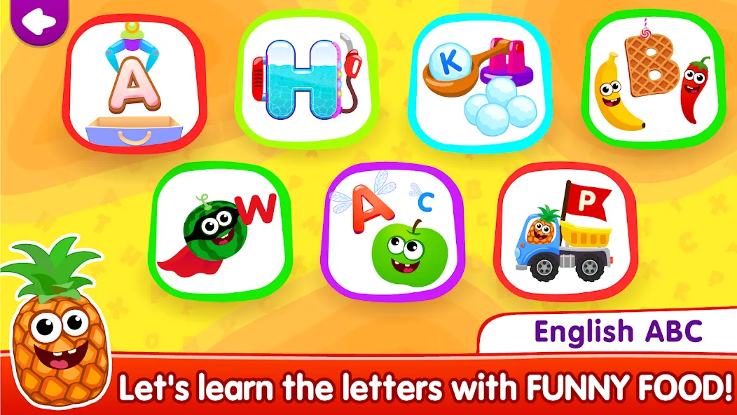 Взлом ABC kids! Alphabet learning!  [МОД Menu] — последняя версия apk на Андроид screen 1