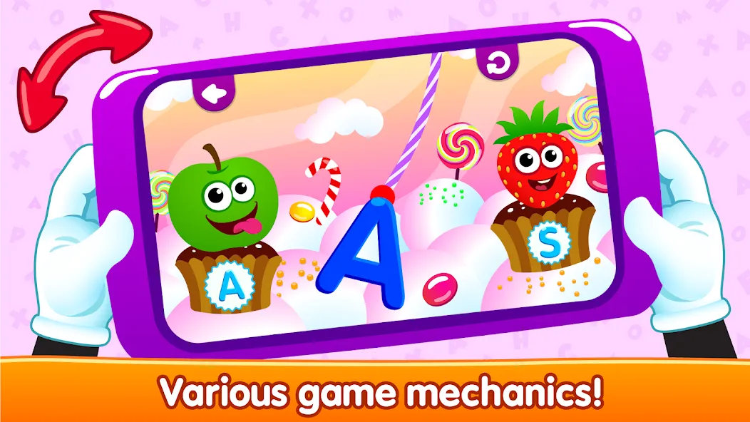 Взлом ABC kids! Alphabet learning!  [МОД Menu] — последняя версия apk на Андроид screen 5