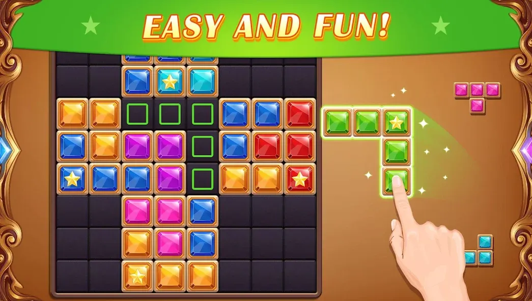 Взлом Block Puzzle: Diamond Star  [МОД Unlocked] — последняя версия apk на Андроид screen 3