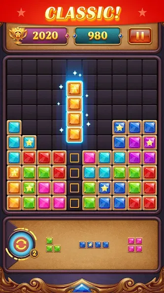 Взлом Block Puzzle: Diamond Star  [МОД Unlocked] — последняя версия apk на Андроид screen 4