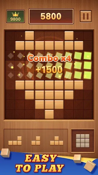 Скачать взломанную Wood Block 99 — Sudoku Puzzle (Вуд Блок 99)  [МОД Много денег] — последняя версия apk на Андроид screen 3