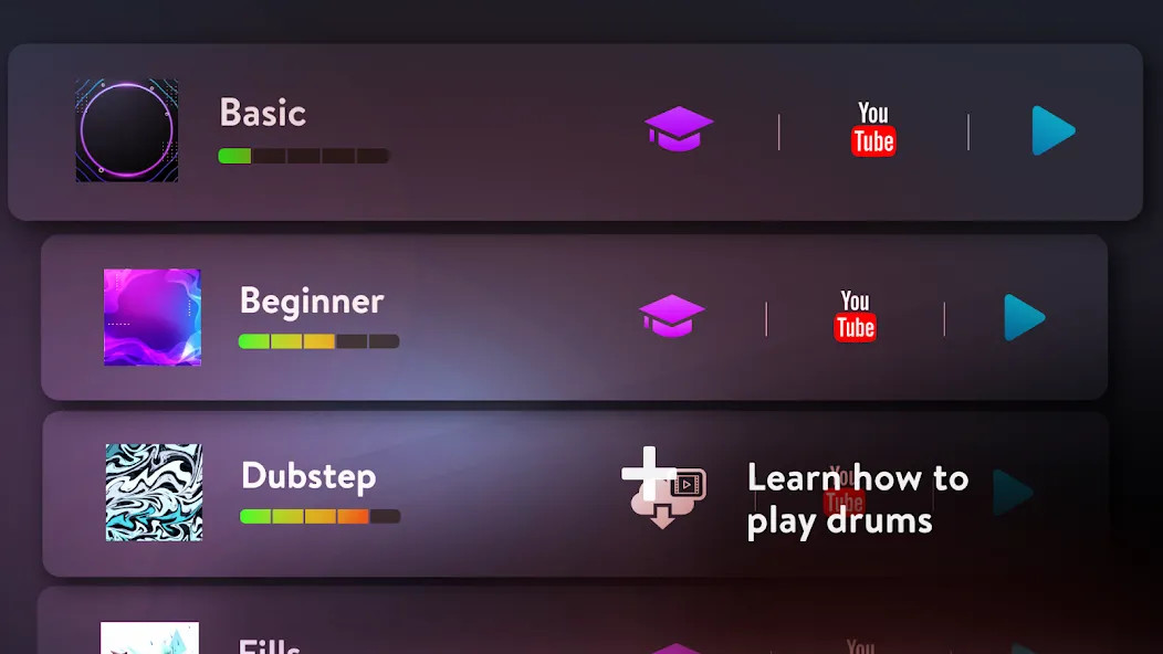 Взломанная Classic Drum: electronic drums (Классик Драм)  [МОД Mega Pack] — последняя версия apk на Андроид screen 2