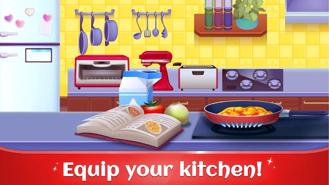 Скачать взлом Cookbook Master: Cooking Games (Кулинарный Мастер)  [МОД Меню] — последняя версия apk на Андроид screen 1