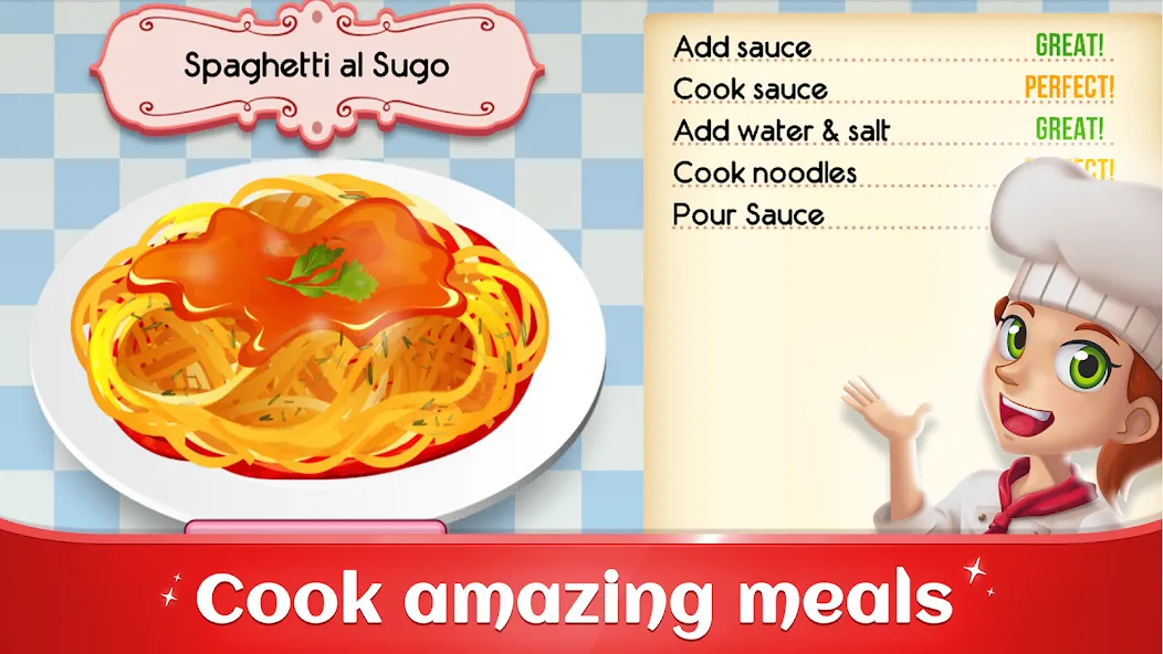 Скачать взлом Cookbook Master: Cooking Games (Кулинарный Мастер)  [МОД Меню] — последняя версия apk на Андроид screen 2