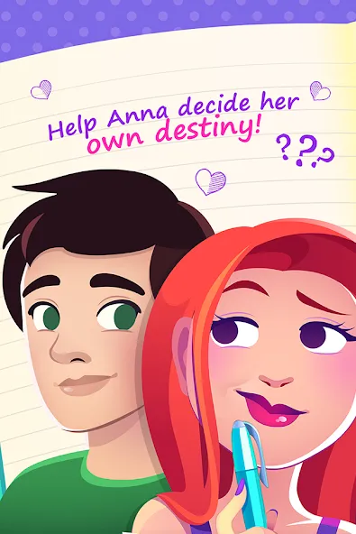 Взломанная Dear Diary: Interactive Story (Дир Дайри)  [МОД Меню] — полная версия apk на Андроид screen 1