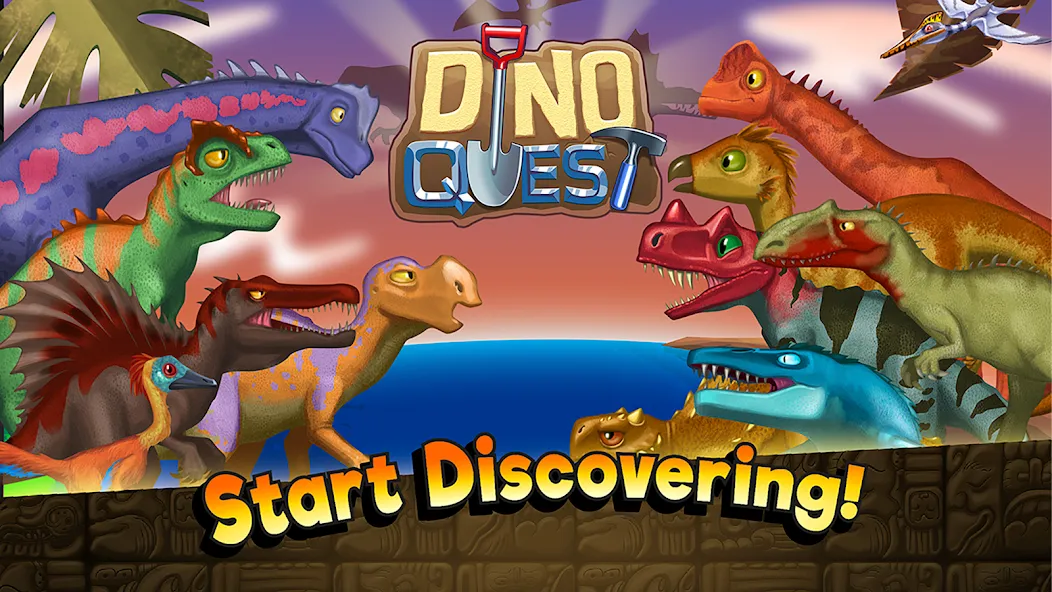 Взлом Dino Quest: Dig Dinosaur Game (Дино Квест)  [МОД Много денег] — полная версия apk на Андроид screen 5