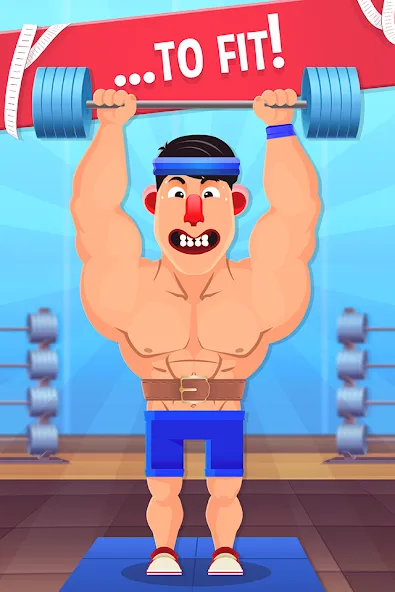 Взломанная Fat No More: Sports Gym Game! (Фэт Но Море)  [МОД Много монет] — последняя версия apk на Андроид screen 2