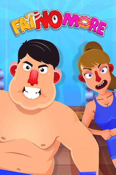 Взломанная Fat No More: Sports Gym Game! (Фэт Но Море)  [МОД Много монет] — последняя версия apk на Андроид screen 5