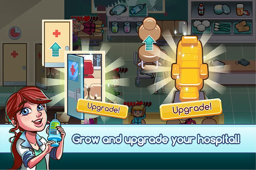 Взлом Hospital Dash Tycoon Simulator (Хоспиталь Даш Тайкун Симулятор)  [МОД Unlocked] — полная версия apk на Андроид screen 4