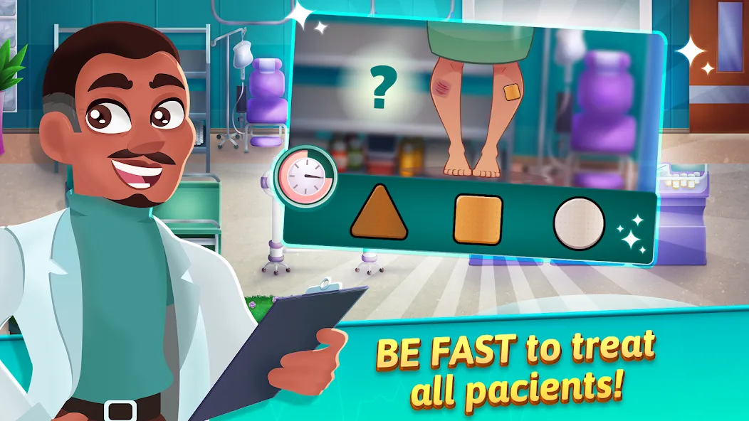 Скачать взломанную Medicine Dash: Hospital Game (Медицинский Дэш)  [МОД Меню] — полная версия apk на Андроид screen 2