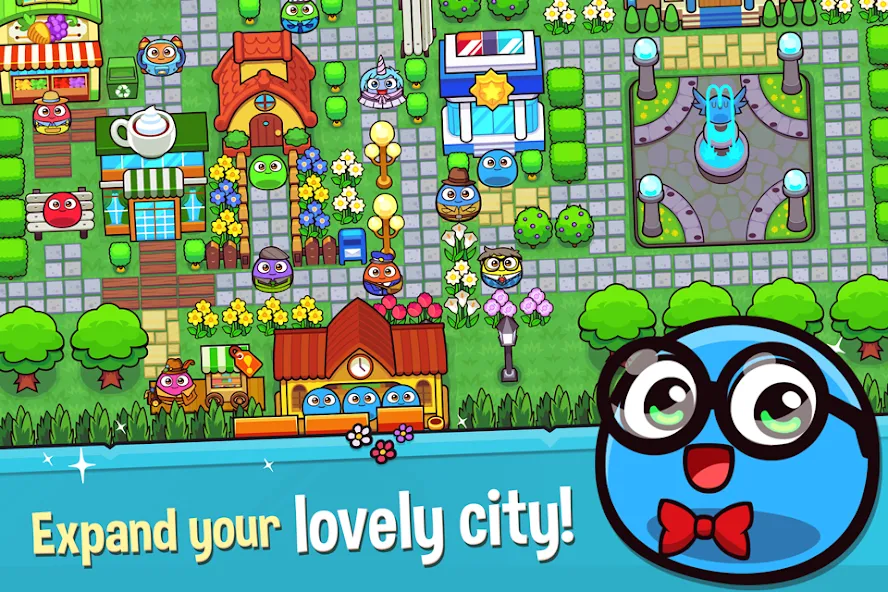 Взломанная My Boo Town: City Builder Game (Май Бу Таун)  [МОД Меню] — последняя версия apk на Андроид screen 3