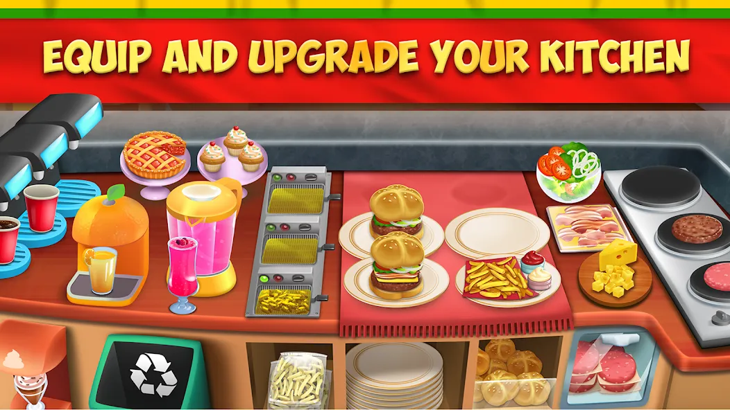 Скачать взломанную My Burger Shop 2: Food Game (Мой Бургер Шоп 2)  [МОД Много денег] — стабильная версия apk на Андроид screen 4