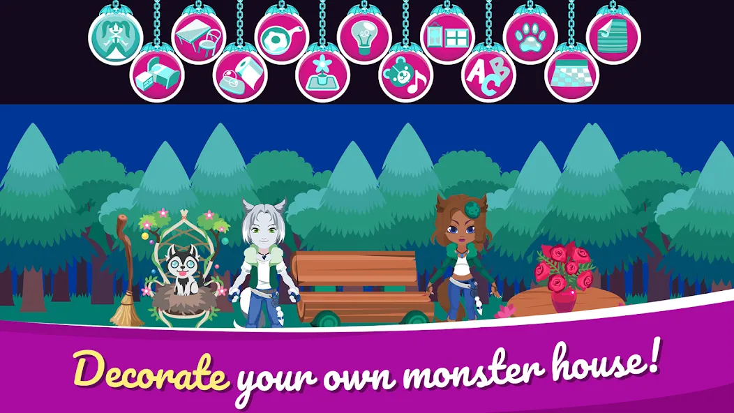 Взломанная My Monster House: Doll Games (Май Монстер Хаус)  [МОД Все открыто] — последняя версия apk на Андроид screen 1